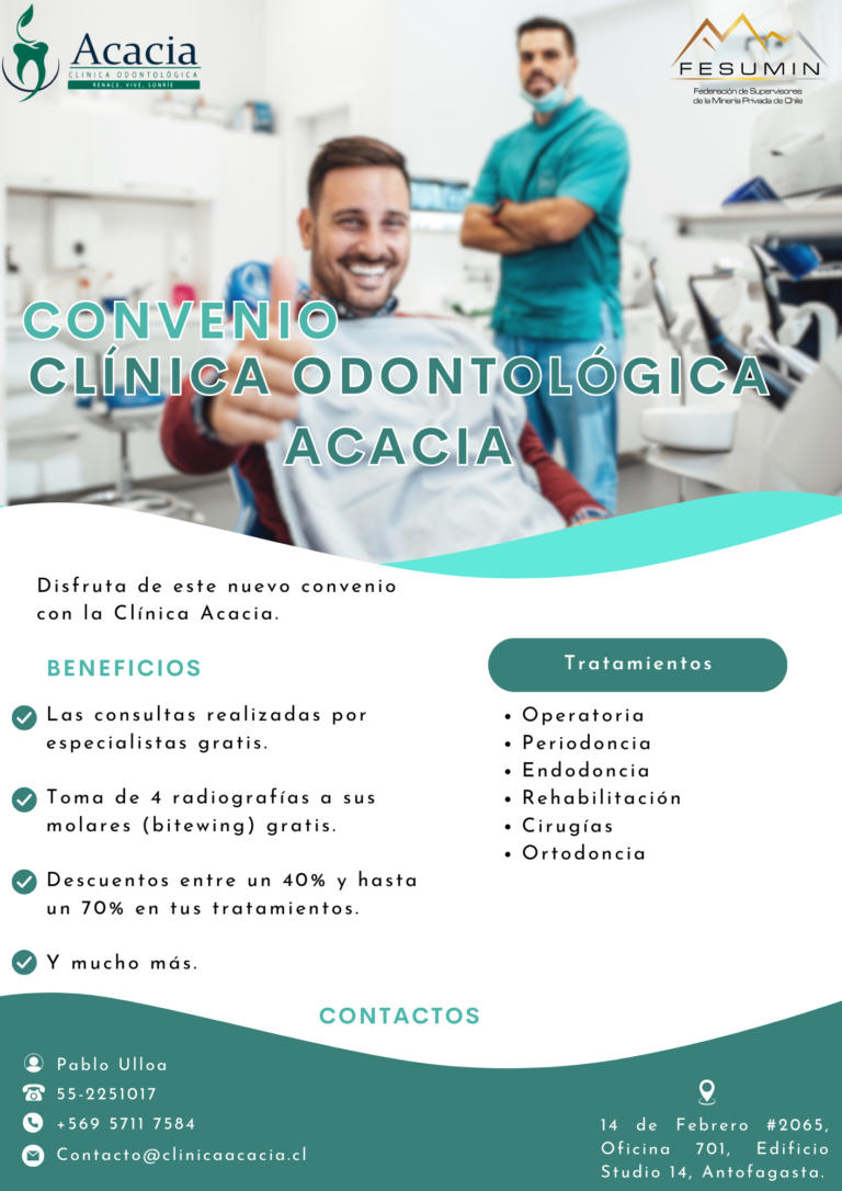 Te recordamos los convenios en el área de salud que tiene Fesumin